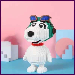 Muñeca de dibujos animados Snoopy bloques de construcción juguetes de montaje para niños partículas pequeñas - Imagen 1 de 18