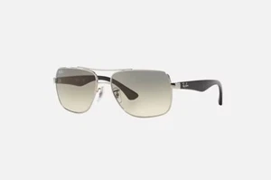 Ray-Ban Aviator RB3483 60-Y Sonnenbrille silbernes Gestell graue Gläser mit Farbverlauf - Bild 1 von 6