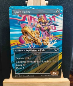 Rover Blades (Borderless) - Aetherdrift - Uncommon - NM (see pics) MTG - Bild 1 von 3