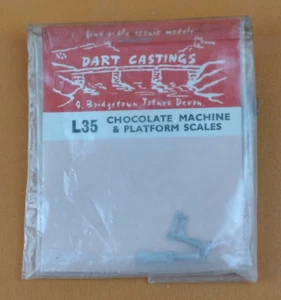 Dart Castings OO Gauge L35 Chocolate Machine & Platform Scales - Bagged - Picture 1 of 3