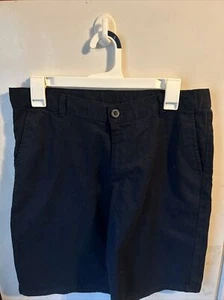 IZOD Boys Pleated Shorts, Size 18 Husky Navy/Dark Blue, School Uniform - Picture 1 of 3
