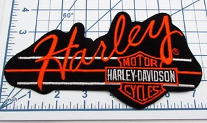 Vintage authentischer Harley Davidson Patch HD (Bar und Schild) - Bild 1 von 5