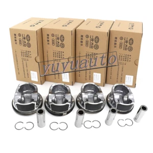 4x Pistons & Rings Assembly Φ21mm 82.51mm STD For VW Jetta AUDI A3 2.0 TFSI - Picture 1 of 6