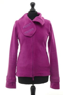 Bench Damen Fleecejacke Jacke S lila violett uni Zip Stehkragen Fleece - Bild 1 von 4