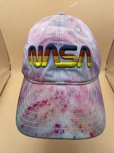 NASA Tie Dye Hat Cap Baseball Golf Adjustable Strap back - Picture 1 of 15