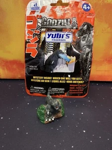 Huckleberry Yubis Fingerines Godzilla Finger Puppet 2001 Godzilla B - Picture 1 of 2