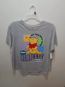 Junior Womens Size 3X 21 Disneys Winnie The Pooh Oh Hunny Tshirt NWT - Picture 1 of 3