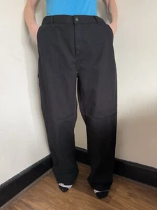 Pantalón recto Carhartt negro relajado recto con pierce W30 - Imagen 1 de 14