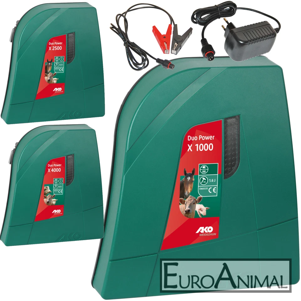 Weidezaungerät Elektrozaungerät AKO Duo Power 12V/230V bis 7,8J; bis 12000 Volt