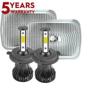 7x6" 5x7 INCH Led Headlight High/Low beam for ford F150 F650 F750 E150 E250 E350 - Foto 1 di 17