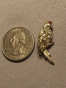 Vintage Designer Little Nemo Parrot Rhinestone Scatter Pin Brooch C Clasp - Picture 1 of 5