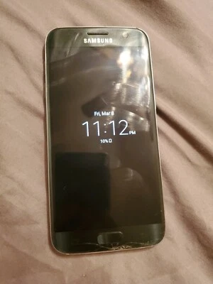 Samsung Galaxy S7 Edge 32GB (Sprint) Clean ESN - Cracked Screen & Back! - Image 1 of 4