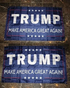 3x5 Trump 2024 Make America Great Again DOUBLE SIDED 2-ply Wind Resistant Flag - Picture 1 of 2