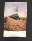 C2453 Transport USA North Coast Limited Steam Locomotive Hammon vintage postcard