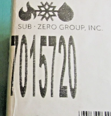 Refrigerador Sub Zero CONTROL DE FRÍO / TERMOSTATO OEM Pt No. 7015720 ¡Nuevo! Caja abierta Foto 1 de 4