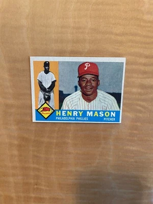 1960 TOPPS BASEBALL #331 HENRY MASON (RC)!! $1 SHIPPING!! - Image 1 of 2
