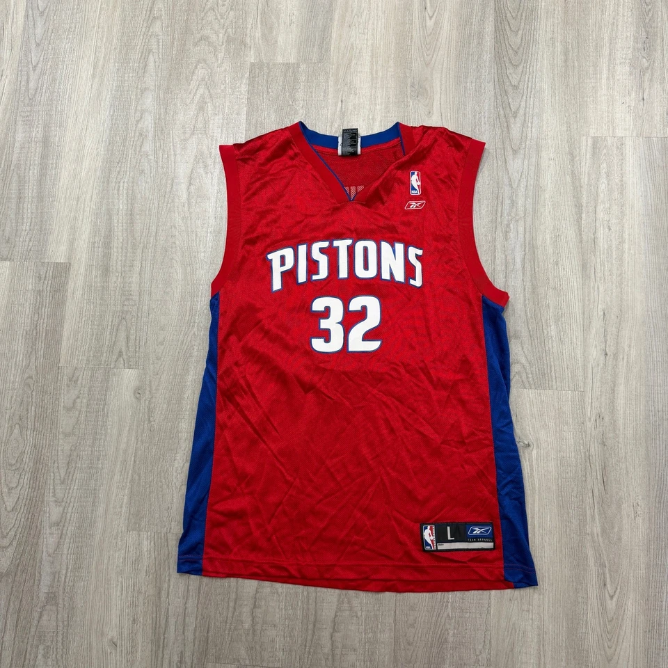 Баскетбольная футболка Reebok Detroit Pistons Richard Hamilton мужская большая красная NBA  - Изображение 1 из 4