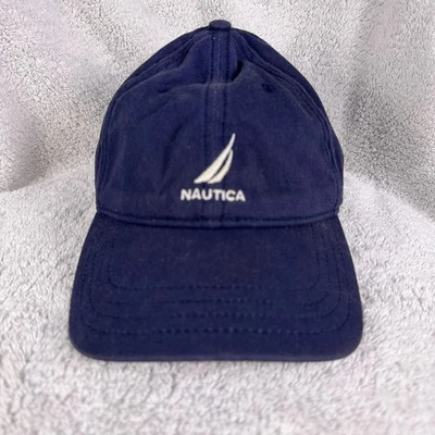 Gorra de béisbol ajustable Nautica para hombre azul marino bordada Foto 1 de 4