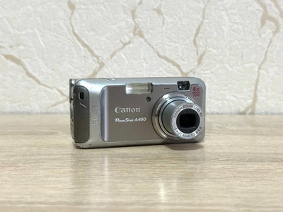 Canon PowerShot A460 Ai AF Digital Camera 5.0 Megapixel 4x Optical Zoom Worker - Image 1 of 4