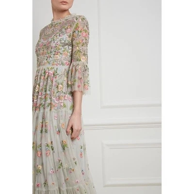 Vestido de tul adornado floral libélula jardín aguja e hilo para mujer - talla 12 Foto 1 de 4