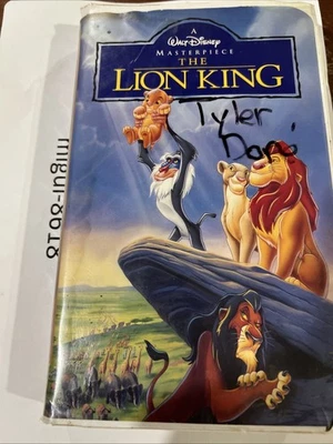 Masterpiece Collection The Lion King VHS White Clamshell (the Other One) Foto 1 de 2