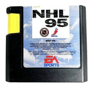 NHL 95 Sega Genesis 1994 EA Sports Vintage Cartridge Only Tested - Picture 1 of 6