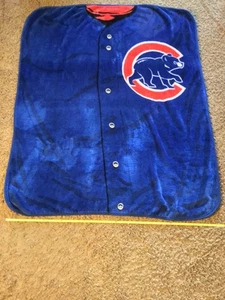 MLB Chicago Cubs Baseball Trikot Fleecedecke - Bild 1 von 3