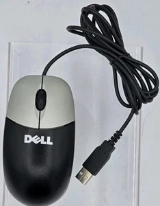 Vintage Dell USB Optical Mouse MO56UOA DARK GRAY - EXC CONDITION Cleaned Tested - Picture 1 of 9
