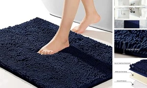 Bathroom Rug,Non-Slip Bath Mat,Soft Cozy Shaggy Thick Bath Rugs for - Picture 1 of 7