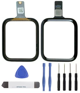 Touchscreen Glas für Apple Watch Uhr 4. Gen 44mm Flex Kabel Digitizer OCA Kleber - Bild 1 von 4