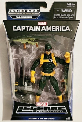 MARVEL LEGENDS SERIE INFINITA CAPITÁN AMÉRICA AGENTES DE HYDRA HYDRA SOLDADO Foto 1 de 4