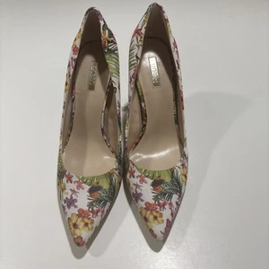 GUESS Damenschuhe Größe 6 Absatz Pumps High Heels Blumenmuster Mehrfarbig Bunt - Bild 1 von 6