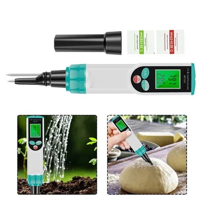 Zuverlässiger Lebensmittel-pH- und Temperaturfühler für Koch- und Gartenarbei - Bild 1 von 4