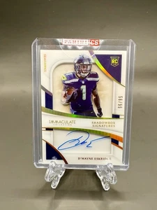 Panini Immaculate Dwayne Eskridge 2021 #ISS-DE Shadowbox Signatures 56/99 automático - Imagen 1 de 7