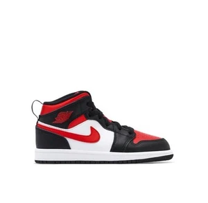 Air Jordan 1 Mid Alternate Bred Toe PS Kids UK10.5C | EU 28 | US 11 | Brandneu - Bild 1 von 8