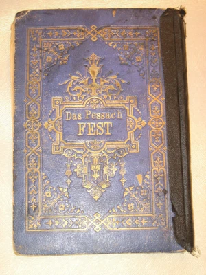 Libro Judaica Kisch Hagadá 1889 — Pascua ilustrada de Praga, hebreo y alemán Foto 1 de 4