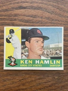 1960 Topps Set-Break #542 | Ken Hamlin | Kansas City Athletics | Excelente/Sin precio base como nuevo - Imagen 1 de 2