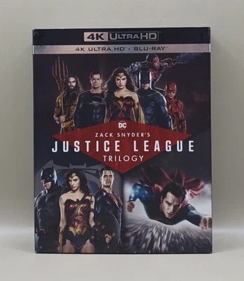 Zack Snyder's - Justice League Trilogy 4K UHD + Blu Ray | US Import  - Image 1 of 4