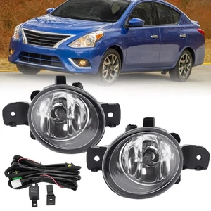 SET Bumper Fog Light Lamp Wiring Switch Kit For Nissan Versa 2015 2016 2017 2018 - Picture 1 of 24
