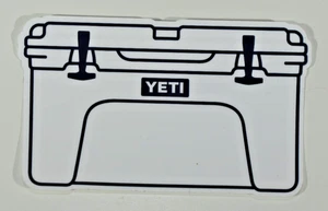 NUOVO YETI White Cooler Edizione Limitata Adesivo Decalcomania Rambler Bicchiere Tazza 2"x3,25" - Foto 1 di 5