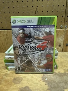 Virtua Tennis 4 (Microsoft Xbox 360, 2011) Complete With Manual Free Fast Shippn - Picture 1 of 4