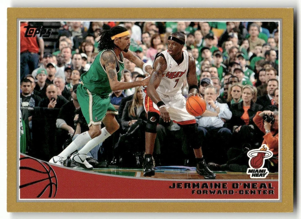 Jermaine O'Neal 2009-10 Topps Gold #145 SN Miami Heat - Image 1 of 2