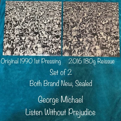 2 New OG 1st Press+180g Reissue Vinyl George Michael Listen Without Prejudice LP - Image 1 of 4