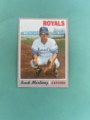 1970 Topps Buck Martinez #609 RC Error EX - Image 1 of 2
