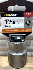 1-3/16” Prograde Socket, 3/4" Drive, 12 Point, Chrome, SAE, 16206, Free US Ship - Picture 1 of 4
