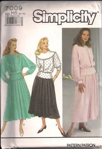 Uncut Top & Skirt Sewing Pattern S7009 Size 6-14 - Picture 1 of 1