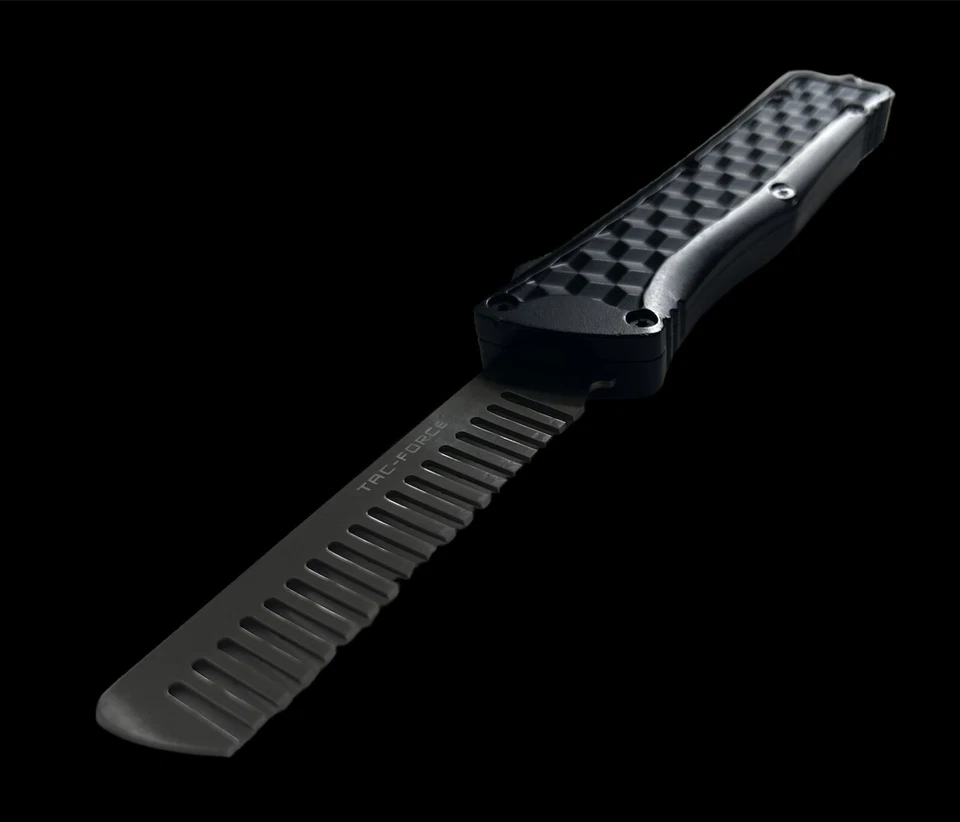 Tac Force OTF Black Beard Comb Diamond Like Handle Ltd Edition - TFCB002 - Image 1 of 4