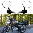 1 Pair Motorcycle 7/8'' Handle Bar End Side Mirrors Cafe Racer For Suzuki TU250X