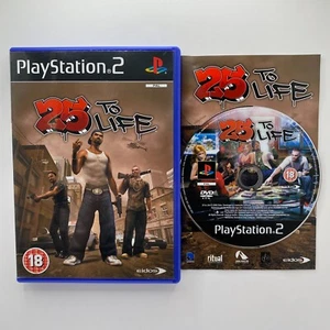 25 To Life PS2 (PlayStation 2) Manual incluido - Imagen 1 de 2