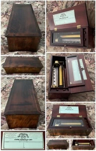 Französische Hieronymus Thibouville-Lamy Messing Zylinder Spieluhr um 1870 aus dem 19. Jahrhundert! - Bild 1 von 11